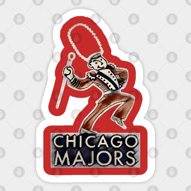 Chicago Majors Basketball Sticker by Kitta’s Shop